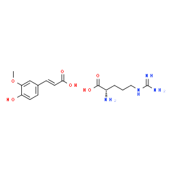 L-精氨酸阿魏酸盐结构式