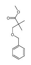 methyl 2,2-dimethyl-3-phenylmethoxypropanoate Structure