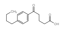 5-(4-(1-丁基)苯基)-5-氧戊酸结构式