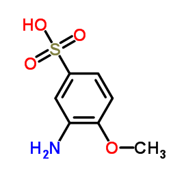 2-Anisidine-4-sulfonic acid Structure