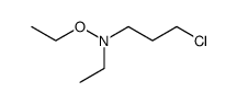 N-(3-CHLOROPROPYL)-N,O-DIETHYLHYDROXYLAMINE Structure
