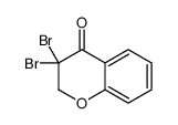 3,3-dibromo-2H-chromen-4-one结构式