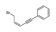 5-bromopent-3-en-1-ynylbenzene结构式