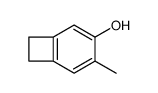 4-Methyl-bicyclo[4.2.0]octa-1(6),2,4-trien-3-ol结构式
