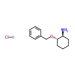 S,S-2-Benzyloxycyclohexylamine hydrochloride Structure