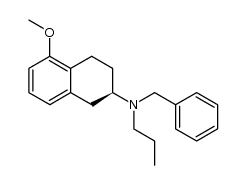 (+)-(2R)-2-(N-benzyl-N-n-propylamino)-5-methoxytetralin structure