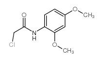 2-氯-N-(2,4-二甲氧基苯基)乙酰胺结构式
