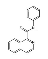 N-phenylisoquinoline-1-carbothioamide结构式