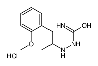 [1-(2-methoxyphenyl)propan-2-ylamino]urea,hydrochloride Structure