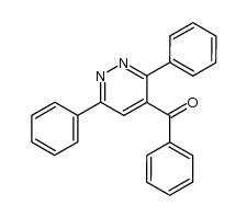 (3,6-diphenylpyridazin-4-yl)(phenyl)methanone Structure