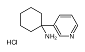 1-(吡啶-3-基)环己胺盐酸盐结构式