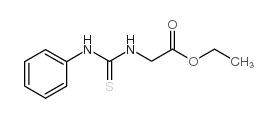 ethyl 2-(phenylcarbamothioylamino)acetate Structure