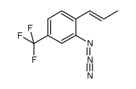 (E)-2-azido-1-(prop-1-en-1-yl)-4-(trifluoromethyl)benzene Structure