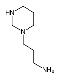3-(1,3-diazinan-1-yl)propan-1-amine结构式
