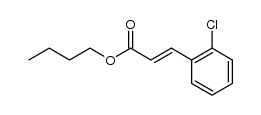 2-chloro-trans-cinnamic acid n-butyl ester Structure