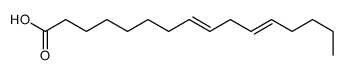 hexadeca-8,11-dienoic acid Structure