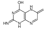 4(1H)-Pteridinone,2-amino-5,6-dihydro-6-methylene-(9CI)结构式