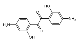 4,4'-diamino-2,2'-dihydroxy-benzil结构式