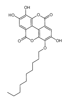 3-O-Decylellagic acid Structure