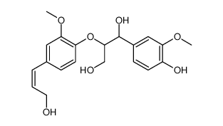 guaiacylglycerol-beta-coniferyl ether结构式