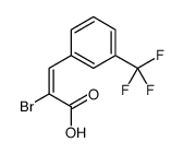 2-bromo-3-[3-(trifluoromethyl)phenyl]prop-2-enoic acid Structure