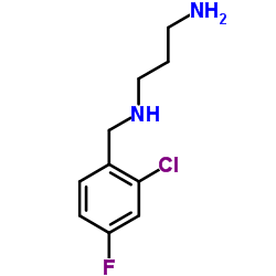 N-(2-Chloro-4-fluorobenzyl)-1,3-propanediamine Structure