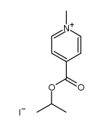 4-isopropyloxycarbonyl-1-methylpyridinium iodide结构式