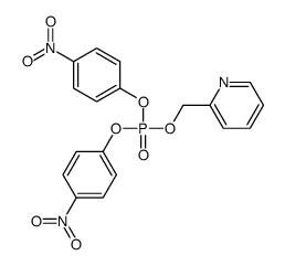 bis(4-nitrophenyl) pyridin-2-ylmethyl phosphate结构式