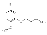 4-Bromo-1-methoxy-2-(2-methoxyethoxy)benzene Structure