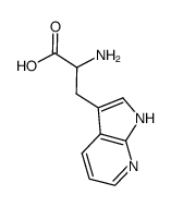 2-Amino-3-(1H-pyrrolo[2,3-b]pyridin-3-yl)propanoic acid Structure