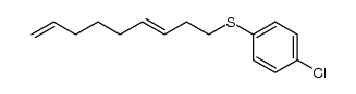 9-(4-chlorophenylthio)nona-1,6-diene Structure