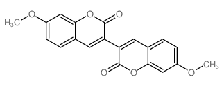 7-methoxy-3-(7-methoxy-2-oxochromen-3-yl)chromen-2-one结构式