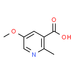 5-Methoxy-2-methylpyridine-3-carboxylic acid Structure