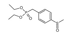 diethyl p-methylsulfinylbenzylphosphonate结构式