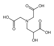 3-[bis(carboxymethyl)amino]-2-hydroxypropanoic acid Structure