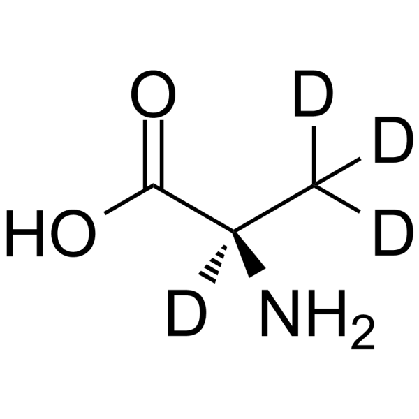 D-(2-2H)Alanine结构式