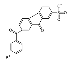 potassium,7-benzoyl-9-oxofluorene-2-sulfonate结构式