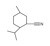 (1R,2r,5r)-2-异丙基-5-甲基环己烷甲腈结构式