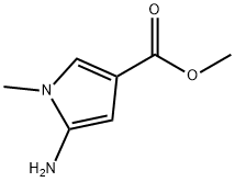5-Amino-1-methyl-1H-pyrrole-3-carboxylic acid methyl ester Structure