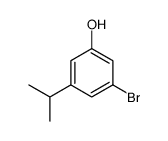 3-溴-5-异丙基苯酚结构式