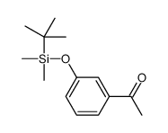 1-[3-[tert-butyl(dimethyl)silyl]oxyphenyl]ethanone结构式