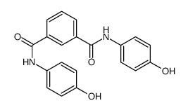 1-N,3-N-bis(4-hydroxyphenyl)benzene-1,3-dicarboxamide Structure