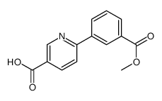6-(3-methoxycarbonylphenyl)pyridine-3-carboxylic acid Structure