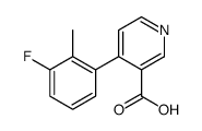 4-(3-fluoro-2-methylphenyl)pyridine-3-carboxylic acid Structure