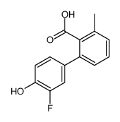 2-(3-fluoro-4-hydroxyphenyl)-6-methylbenzoic acid Structure