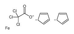 cyclopenta-1,3-diene,iron,2,2,2-trichloroacetate结构式