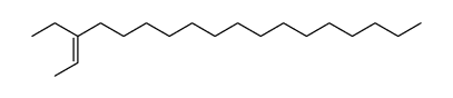 3-ethyl-octadec-2-ene结构式