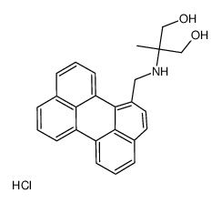 2-methyl-2-(perylen-1-ylmethylamino)propane-1,3-diol,hydrochloride结构式
