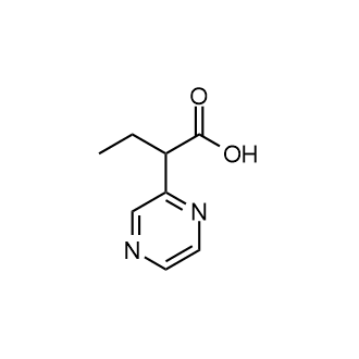 2-(Pyrazin-2-yl)butanoicacid Structure