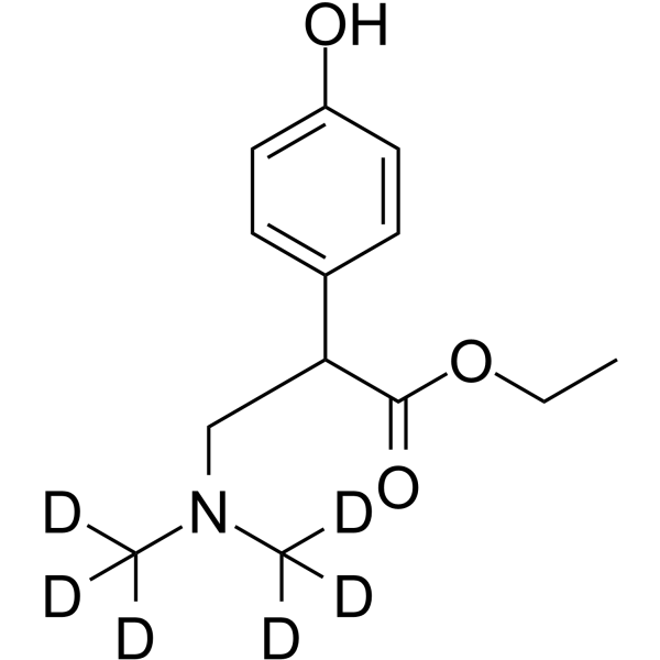 Decyclohexanol-ethoxycarbonyl-O-desmethyl Venlafaxine-d6结构式